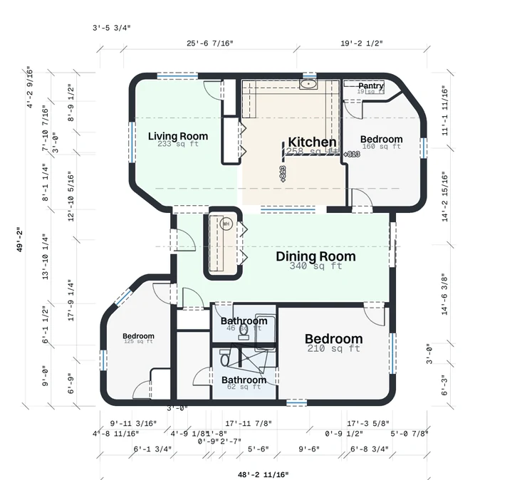 Floor plan, Nevada plan